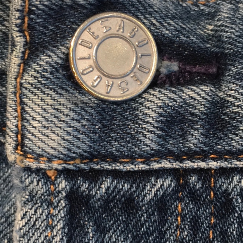 AGOLDE Indigo Riley Crop Jeans Straight High-Rise - Picture 10 of 14